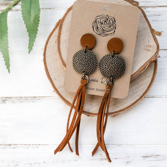 Sami Jo Leather Earrings