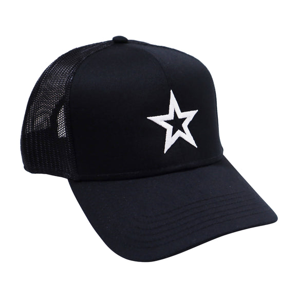 STAR CAP IN MIDNIGHT BLACK