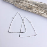 Sterling Silver Triangle Threader Earrings