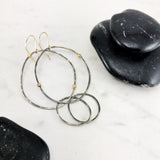 Silver & Gold Infinity Earring