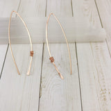 Rose Gold Threader Earrings