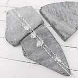 Handmade Quartz Crystal and Sterling Silver Necklace