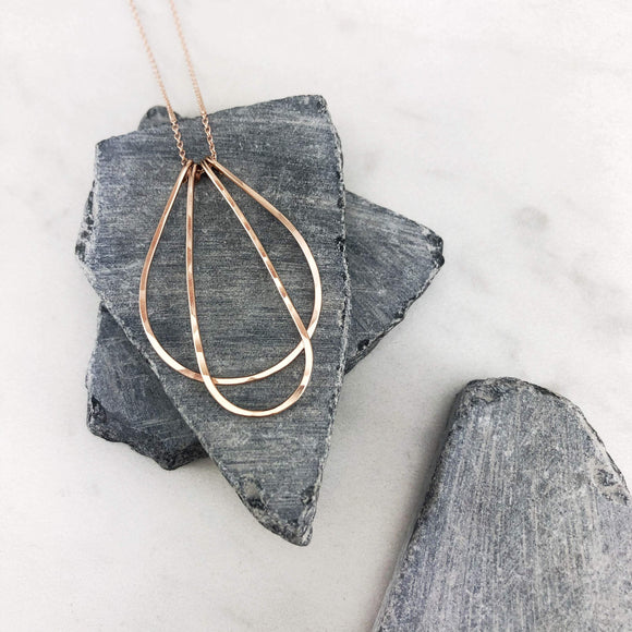 Rose Gold Arches Necklace