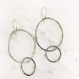 Silver & Gold Infinity Earring