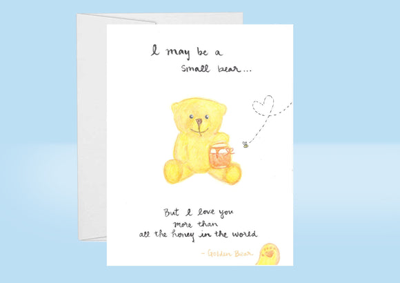 Happy Birthday Mother's Day Card, Handpainted First Father's Day Card