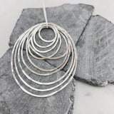 Sterling Silver Ten Circle Necklace