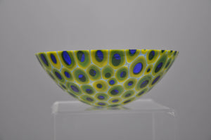 cobalt murrine bowl