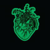 Glow-In-The-Dark Flower Heart Sticker