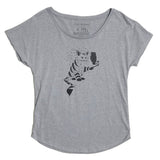 Snap Cat Womens Loose Fit T-shirt