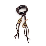 Leather Wrap Accessory - Chocolate