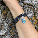 Ocean Beauty Wrap Bracelet with Abalone - Jewelry inspired by the Sea