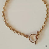 GIA Bracelet - Gold Chain with toggle