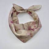 Pink and Rose Silk Bandana scarf