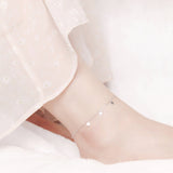 Tiny Flowers Anklet