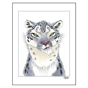 "Snow Leopard" Print