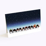 Holiday Penguins Greeting Cards