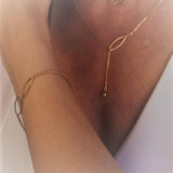 LINK Lariat Necklace 'Drop'
