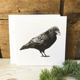 Raven Nevermore: Woodland Wildlife Series Art Card
