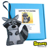 Raccoon DIY Felt Ornament Sewing Kit