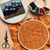 Mountain Landscape DIY Embroidery Kit