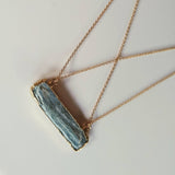 JONNA Double-Strap Necklace 'Kyanite'