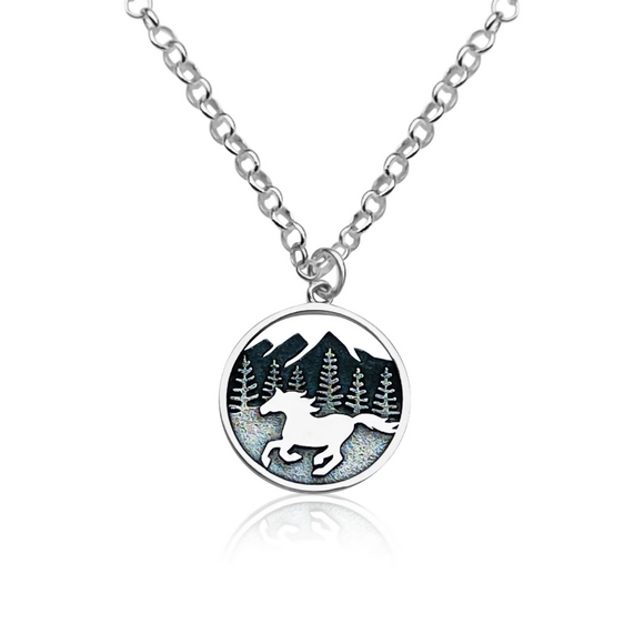Wild and Free: Horse Necklace