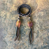 Leather Wrap Accessory - Black/Brown