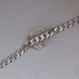 Hex Affect curb link bracelet with Labradorite