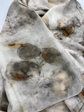 Eucalyptus Print Silk and Wool Scarf