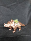 Triceratops Handcrafted Resin Succulent Planter