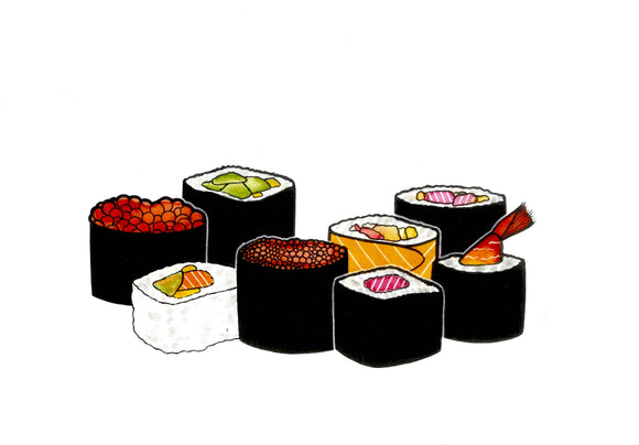 Sushi Print (Maki)