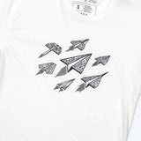 Techy Paper Airplanes Graphic T-shirt