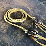Leather Wrap Accessory - Gold