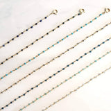 ORBIT Satellite Chains: 14K Gold-Filled with Stones