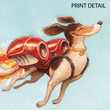 "'Walking' the Dog" Print