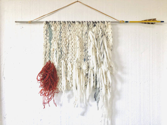 Woven Wall Hanging with Arrow