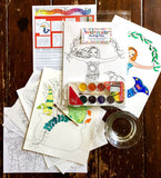 Watercolor Painting Kit ` Variety Pack