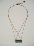 JONNA Double-Strap Necklace 'Kyanite'