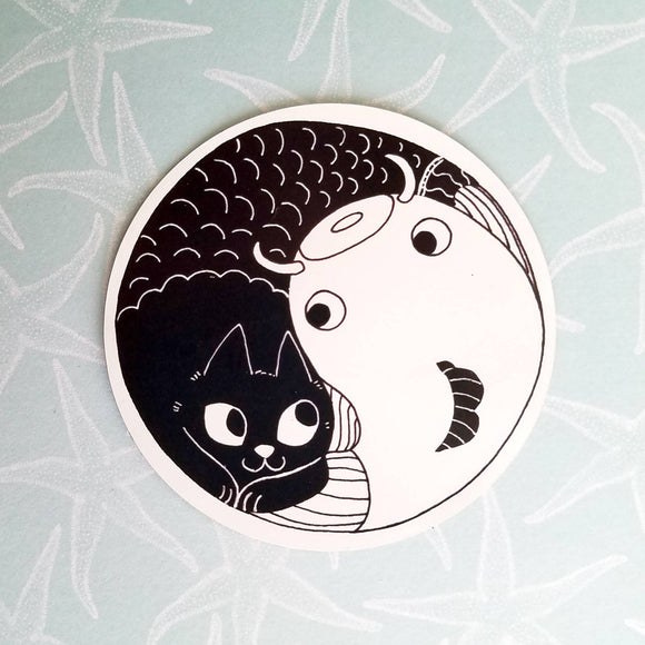 Catfish Fishcat Vinyl Sticker