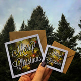 Merry Christmas Holiday Greeting Card