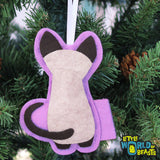 Genevieve the Siamese Cat Ornament